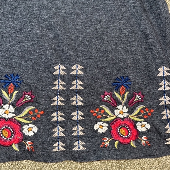 JWLA, Johnny was charcoal, gray cotton knee length dress EUC XS/S - Picture 7 of 11